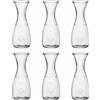 Bormioli Rocco 6 pezzi Caraffa Misura Brocca senza Manico da 0,50 lt. in Vetro Bormioli Rocco