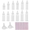ATBUSS Set 12 Flaconi da 5 ml / 10 ml / 20 ml / 30 ml / 50 ml / 60 ml / 80 ml / 100 ml