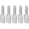 PATIKIL M8xM14x50mm Bullone a Doppia Estremità Filettata Vite Prigioniera, 5pz A