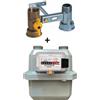 MI-GAS CONTATORE GAS METANO / GPL MI-GAS ITALIA + STAFFA 3/4 CON CHIUSURA