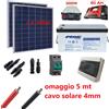 aleshop82 Kit Fotovoltaico Inverter 3000W Pannello Solare 200W Batteria 104 150 200ah