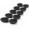 Grizzly stampi per tortini, 10 x stampini da crostatine Ø 11 cm, con rivestiment