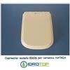ACB/COLBAM Copriwater Hatria EDOS BIANCO Cerniera Cromo-Sedile-Asse Wc