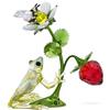 Swarovski 5667599 Idyllia Rana Ape e Fragola
