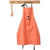 Lindong Simpatico grembiule con tasca per donne e bambini, impermeabile,