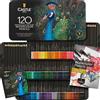 Castle Art Supplies Set di 120 Matite Acquerellabili | Pigmenti Vibranti | Diseg