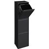Arregui Basic CR306-B Pattumiera Differenziata 3 Scomparti | 3 x 17L (51L) | Con