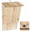 Relaxdays Casetta per Pipistrelli, Rifugio XL, Pipistrellini, Bat Box, Legno Non