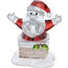 Swarovski 5701507 Holiday Cheers Babbo Natale nel Camino
