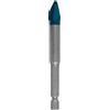 Bosch Professional 1x Punte Expert HEX-9 HardCeramic per Tegole, Piastrelle, Ø 1