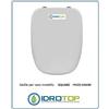 ACB/COLBAM Copriwater Pozzi Ginori SQUARE BIANCO Cerniera Oro-Sedile-Asse Wc