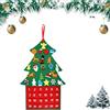 AstarFavor Calendario dell'Avvento Natale feltro,Calendario dell'Avvento di