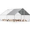 PawHut Pollaio per Esterni XXL 3x4x2m con Telaio Zincato e Copertura Anatre