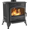 Kratki Stufa a legna in ghisa KRATKI K6 Ø150 8kW elegante ed economica Ecodesign
