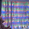 WALCHO Tenda Luminosa, Luci per Tende a LED 2,4x1,8M Alimentata da USB, 8 Modali