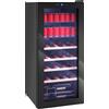 HOMCOM Cantinetta Frigo Vino da 53L con Ripiani Regolabili Nero