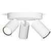Signify Philips Idris spot a 3 teste su piastra rotonda, lampada GU10 non