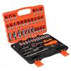 SET CHIAVI A BUSSOLA CON CRICCHETTO 53 PEZZI CHROME VANADIUM IN VALIGETTA
