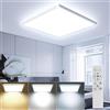 OTREN Plafoniera LED Soffitto Dimmerabile, 3000K-65000K Lampadario Bagno con Tel