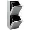 ARREGUI Basic CR202-B Pattumiera Differenziata 2 Scomparti | 2x17 L (34 L) | Con
