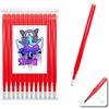 SEND UP 12 Ricariche BLU Pilot Friction compatibile XXL per penna gel cancellabile punta
