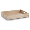 Zeller 13307 Scatola Multiuso, Legno, Beige, 40x30x7 cm