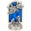 Eurofusioni Mini Presepe placcato argento con Angeli - Decorazione natalizia