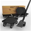 ONEON Kit Sollevatore Mobili Pesanti, Rotelle per Spostamento di Mobili