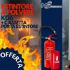 Estintore A Polvere 6 Kg Con Certificazione + CASSETTA PORTA ESTINTORE