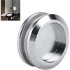 KLEHOPE Maniglie Incasso Rotondo, 58mm Maniglie per Porte Doccia, in Acciaio Ino