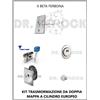 CISA KIT SERRATURA COMPLETO PER PORTA BLINDATA A CILINDRO EUROPEO PER BETA FERBONA