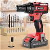 MHPRO Trapano Avvitatore Batteria 21V, Avvitatore a Batteria con Batterie 2.0...