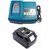 GOLEMON 18V 5,0Ah BL1850B Batteria da e caricabatteria sostituire per Makita BL1830 BL18