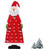 AstarFavor Calendario dell'Avvento di Babbo Natale,Calendario dell'Avvento Babbo feltro,Cal