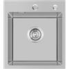 KINKIBOS Lavello da cucina in acciaio inox 304, 35 x 40 cm, piccolo, con