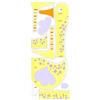 CREARREDA Schiuma Crearreda 13101 Moderna Toise Adesivo Oie 3D Eva Giallo Dimensioni ML 50