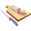 Fatigati Casa Tagliere in Legno da Cucina, Battilarda Piccola per Salame, 28x12