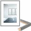 WANDStyle Cornice per foto grigio 20x20 cm quadrata in legno in stile vintage da