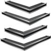 Kratki Griglia di ventilazione LUFT angolo sinistra 80x40x9 terra
