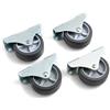 Design61, 4 rotelle per casse, per letti a cassettone, mobili, 50 x 19 mm, con b