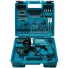 Makita Hp1631kx3 Trapano A Percussione Valigetta Con 74 Accessori 710 Watt Set