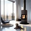 Kratki Stufa indipendente INGA Power 8kW Ø150 Trifacciale Ecodesign Acciaio SET