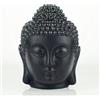 Mayco Bell Bruciatore di Olio per Aromaterapia in Ceramica con Testa di Buddha D