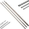 Generico Set 3 Punte per Muro SDS Plus 100 cm - Ø 12/16/24 mm | Punte Lunghe per Trapano