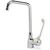 RIVER 867 03/8 CLASSIC MISCELATORE LAVELLO A COLONNA H.430 CON LEVA SANITARIA CLASSIC