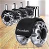 Domkan Ruote Sedia Ufficio, 5 Rotelle per Sedie Set da Ufficio 11mmx22mm,