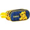 Disney Il Re Leone Simba Rest-Astuccio 3D Doppio, Blu Scuro, 22 x 9.5 cm