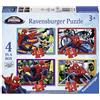 Ravensburger Italy Ravensburger Puzzle, Ultimate Spider-Man, 4 Puzzle in a Box, 12-16-20-24