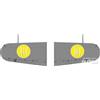 Eduard Accessories: MC.200 Saetta wings national insignia for Italeri in 1:32 [7