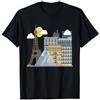 Paris I famosi edifici di Parigi - la Torre Eiffel - il Louvre Maglietta